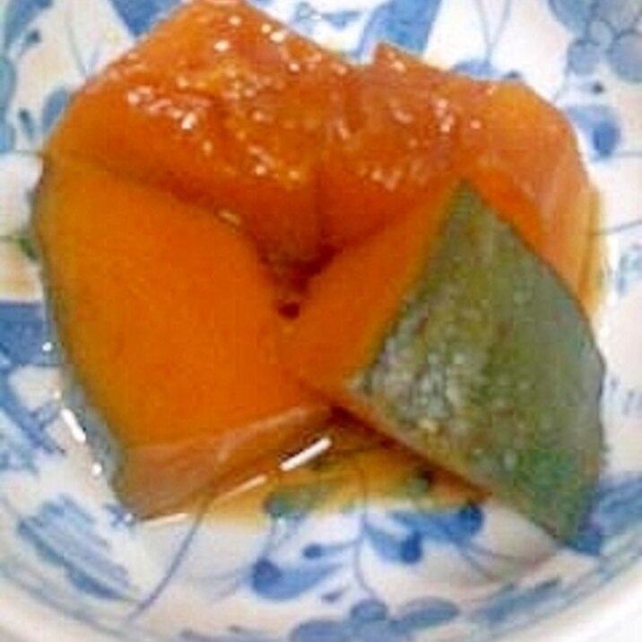 かぼちゃの黒糖煮